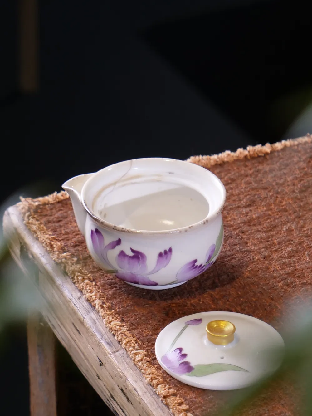 丁鸢尾花系列手抓壶