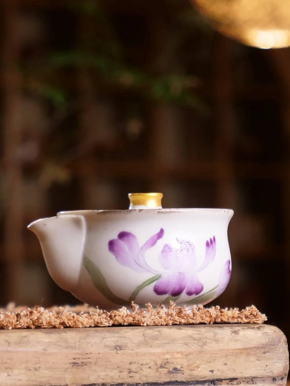 丁鸢尾花系列手抓壶