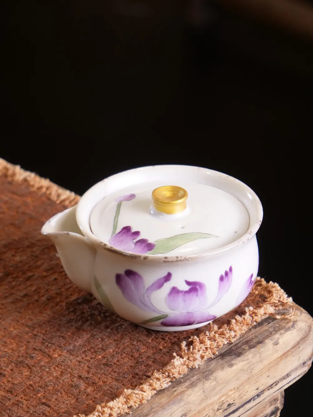 丁鸢尾花系列手抓壶
