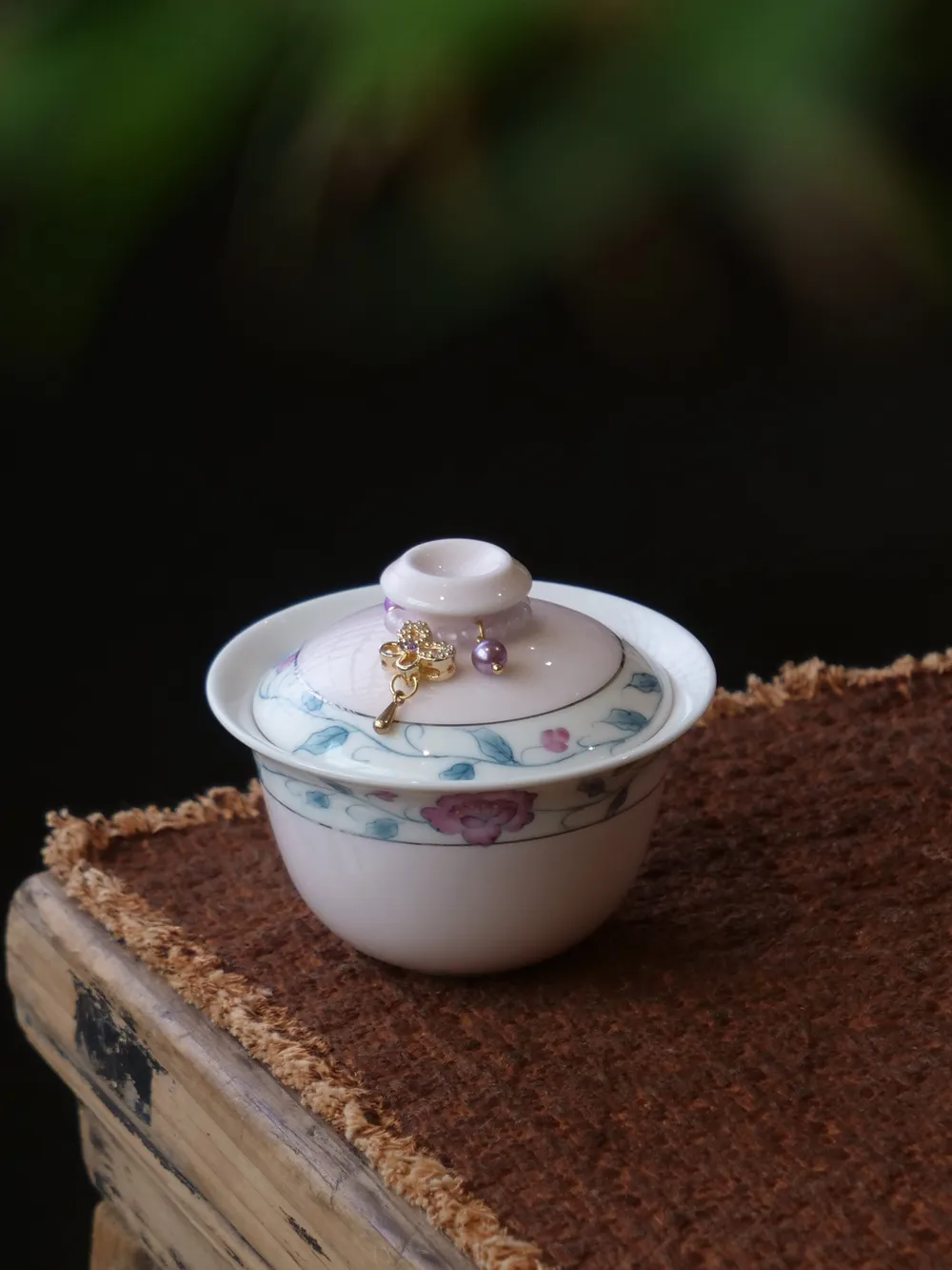 华箐堂粉黛如初二才盖碗的提溜