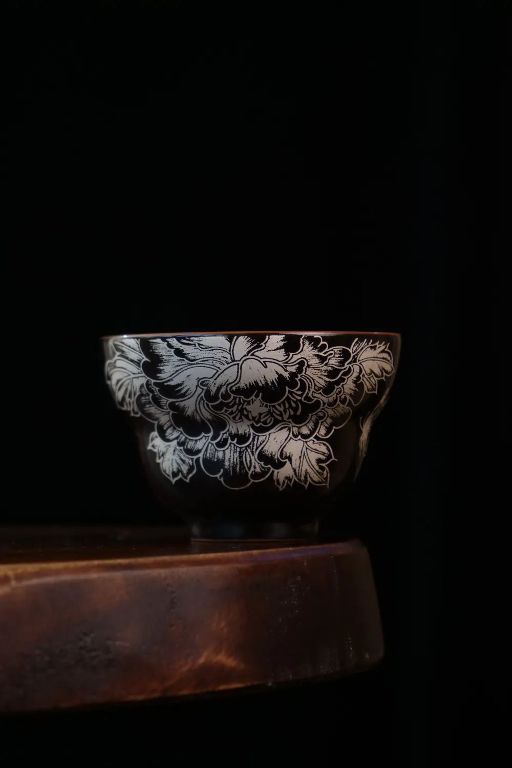 玄紫银牡丹葫芦主人杯