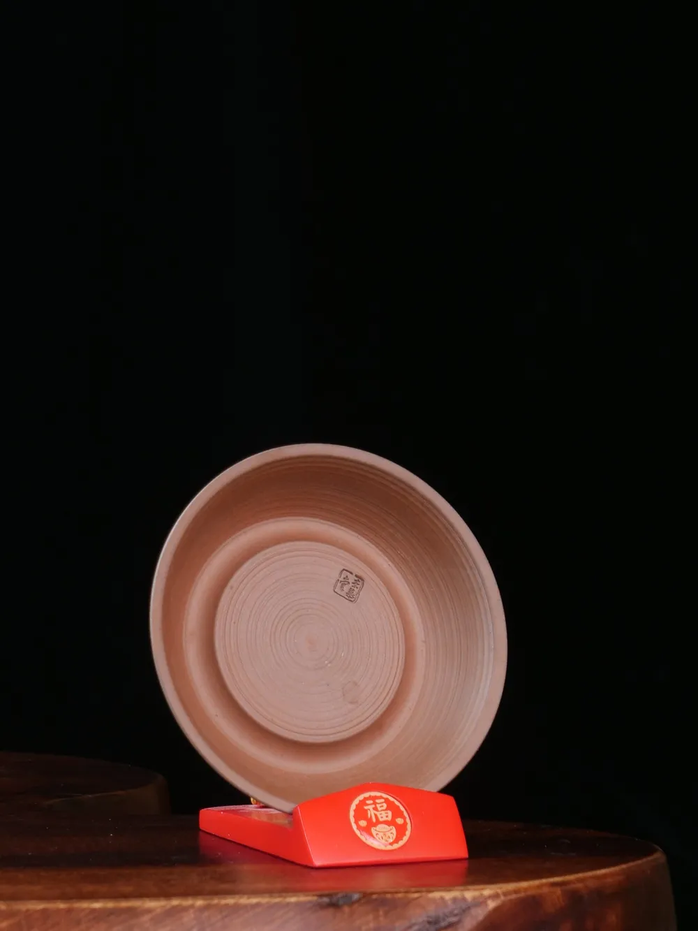 老岩泥粗陶茶承