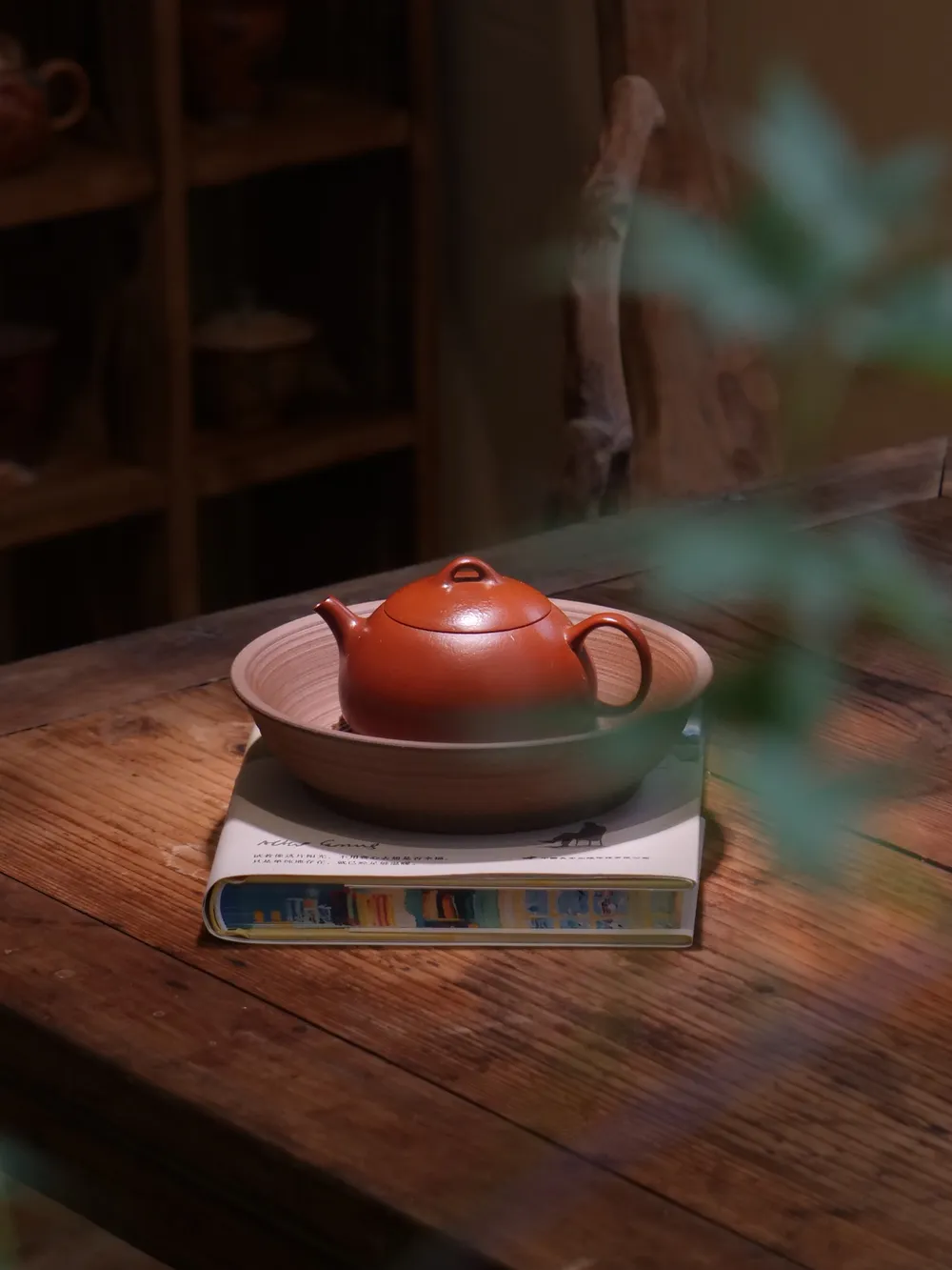 老岩泥粗陶茶承
