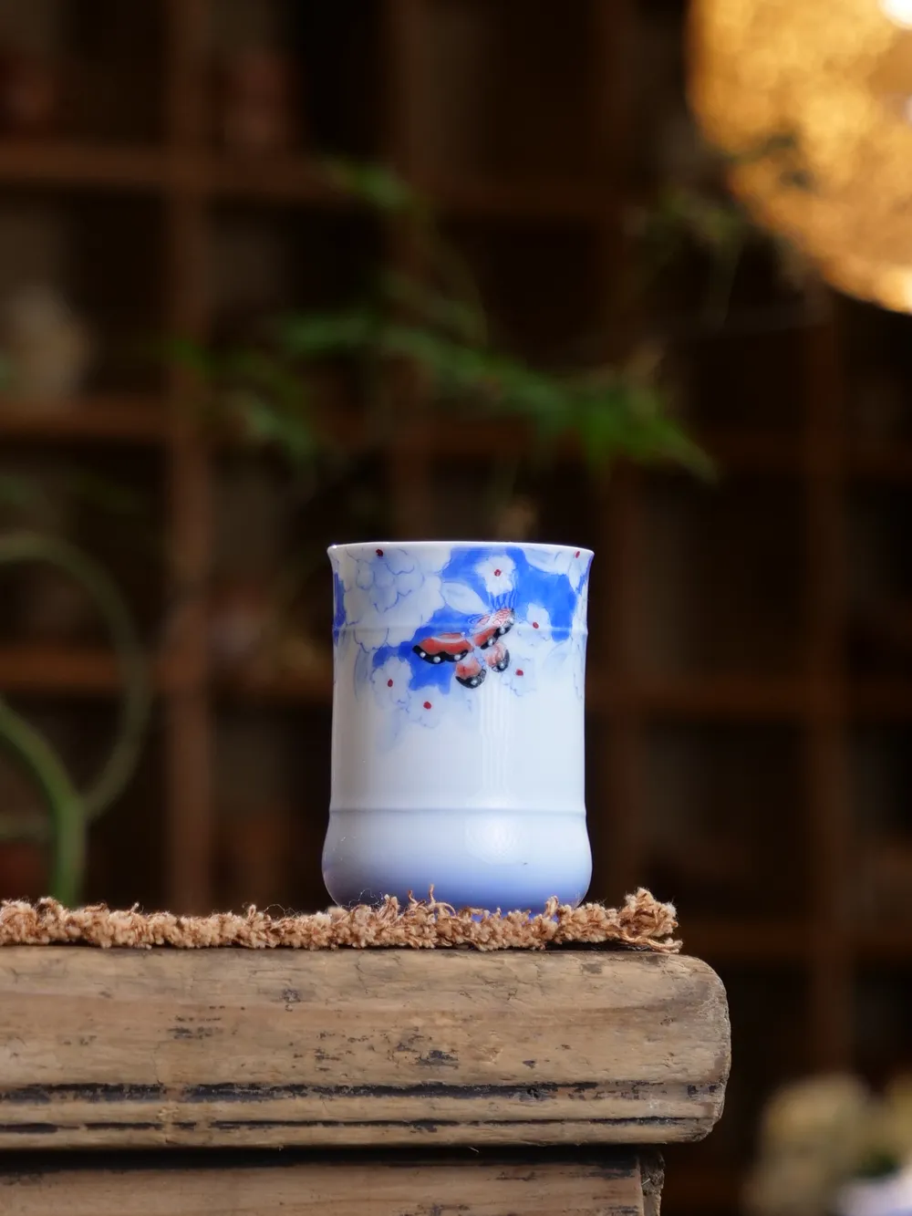 蓝樱梦华闻香杯