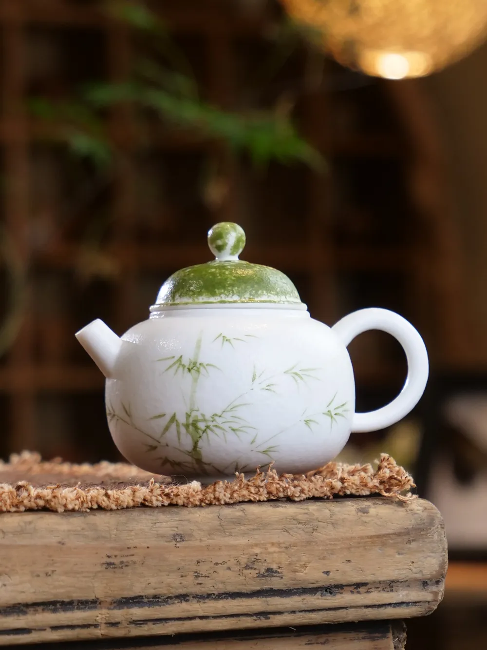青竹小茶壶