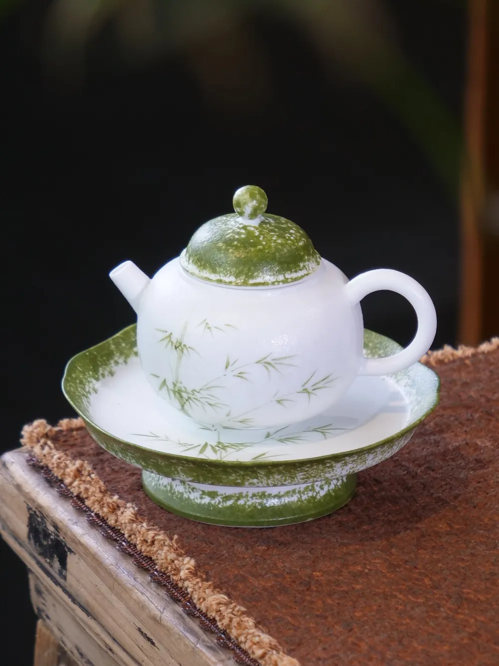 青竹小茶壶