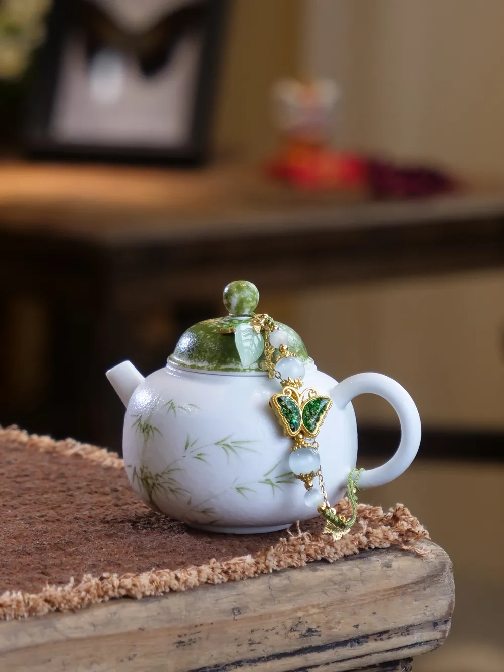 青竹小茶壶