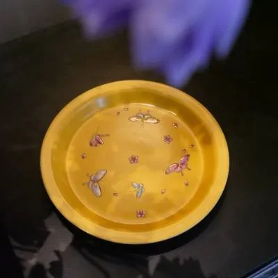 鸡油黄蝴蝶壶承