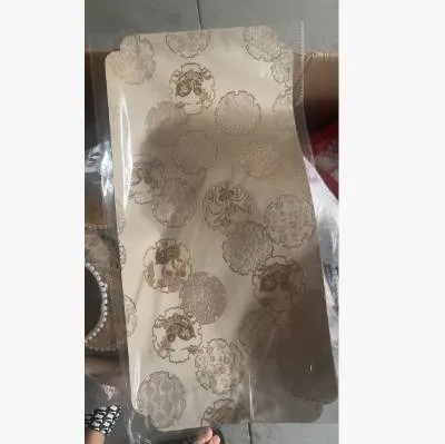 奶白色团花内切角茶席