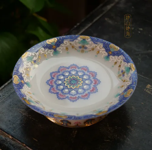 如意芳华高足壶承果盘+提溜