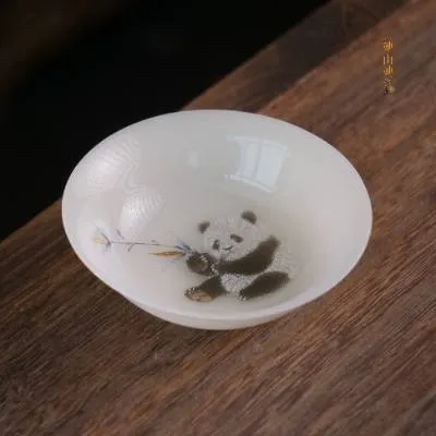 璞玉熊猫金竹普洱杯