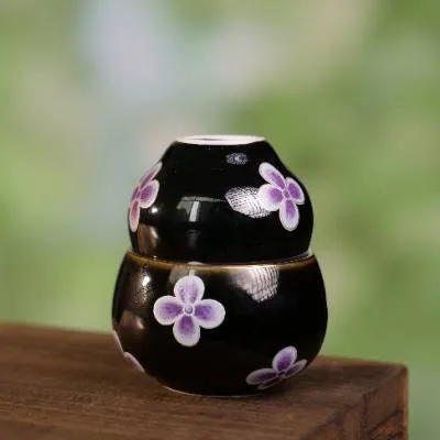 紫色四叶草葫芦对子