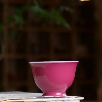胭脂红大铃铛杯