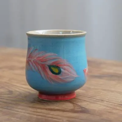 蓝翎羽毛系列小肚杯