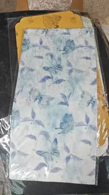 蓝韵纷蝶48x22茶席