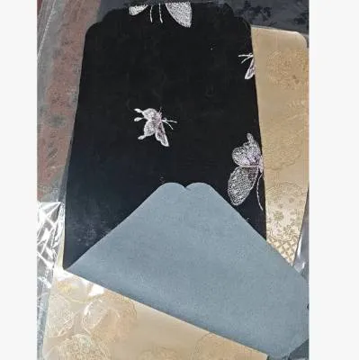 雪尼尔内切角麂皮绒茶席